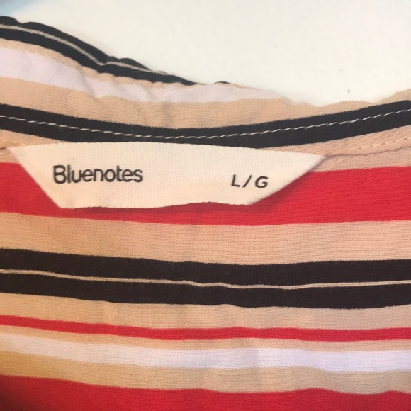 Striped Crop Button up - Picture 2 of 2